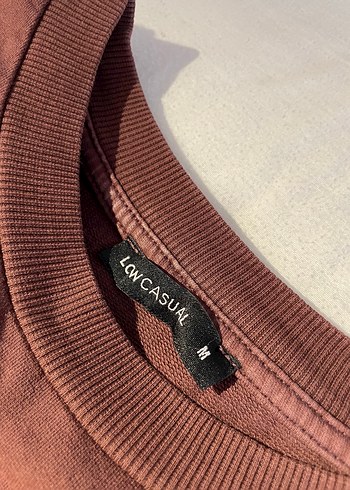 m Beden LCW Kahverengi Baskılı Kadın Sweatshirt