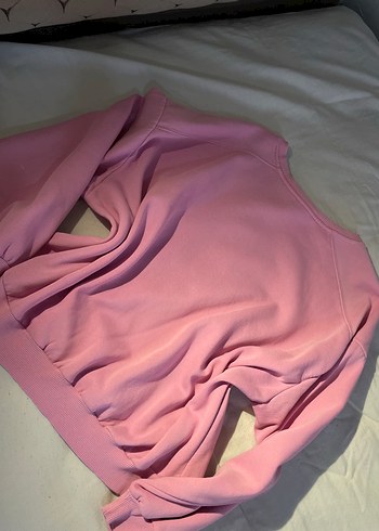 Defacto DEFACTO COOL Pembe Oversize Kadın Sweatshirt