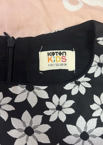 Koton Çiçek Desenli Kolsuz Midi Elbise
