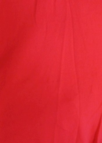 Kırmızı Uzun Kollu Hamile Tunik - Görsel 3