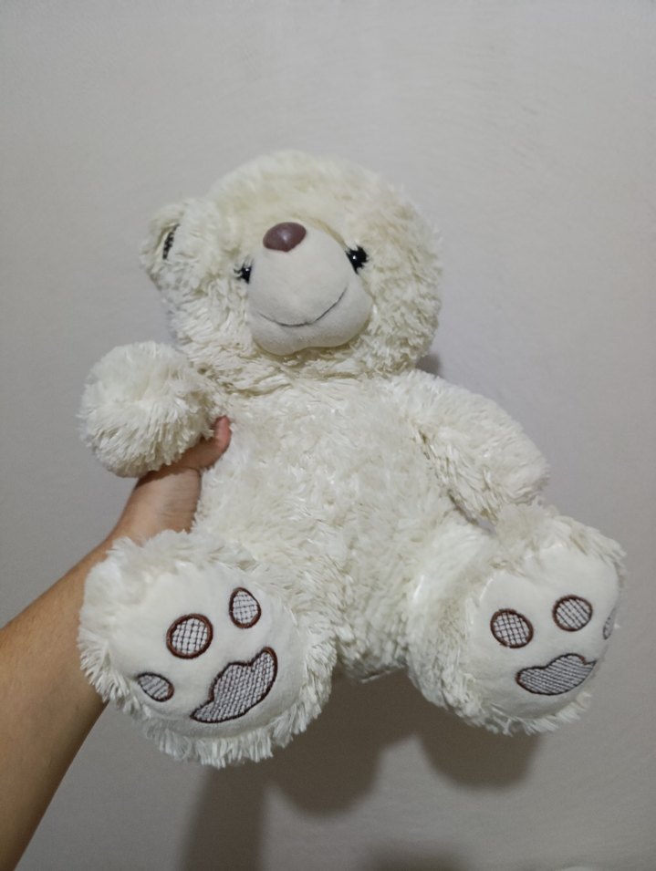 Beyaz Yumuşak Peluş Ayıcık - Görsel 2