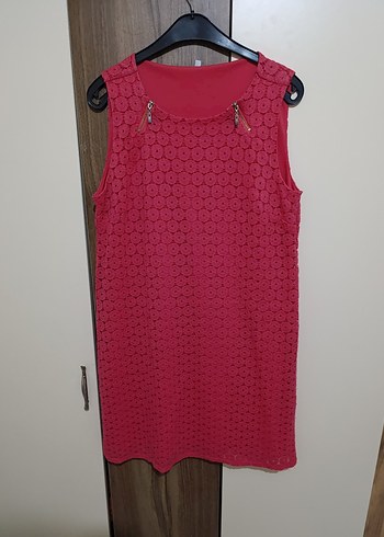 2XL PEMBE ELBİSE - Görsel 2