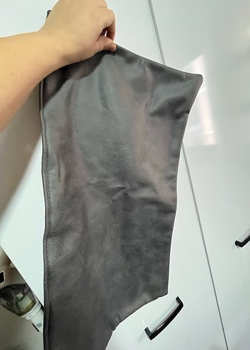 Gri Düz Yastık Kılıfı - Görsel 2