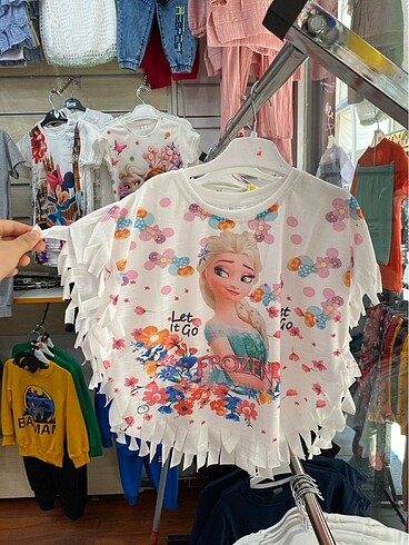 Elsa kız çocuk bluzları