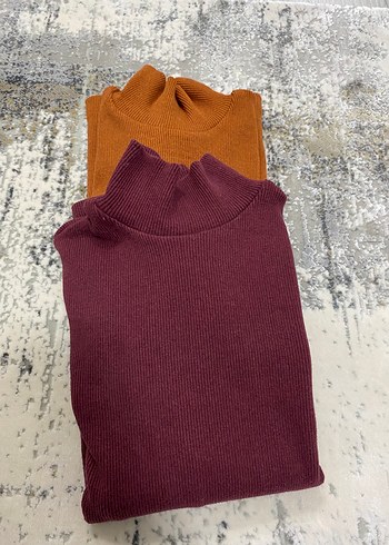 Kadın Uzun Kollu Boğazlı Triko Kazak - Görsel 3