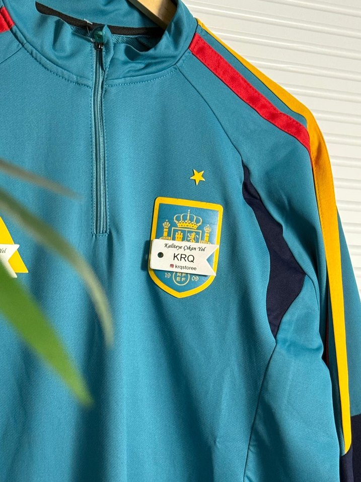 Erkek Mavi Spor Sweatshirt Velcro Detaylı - Görsel 3