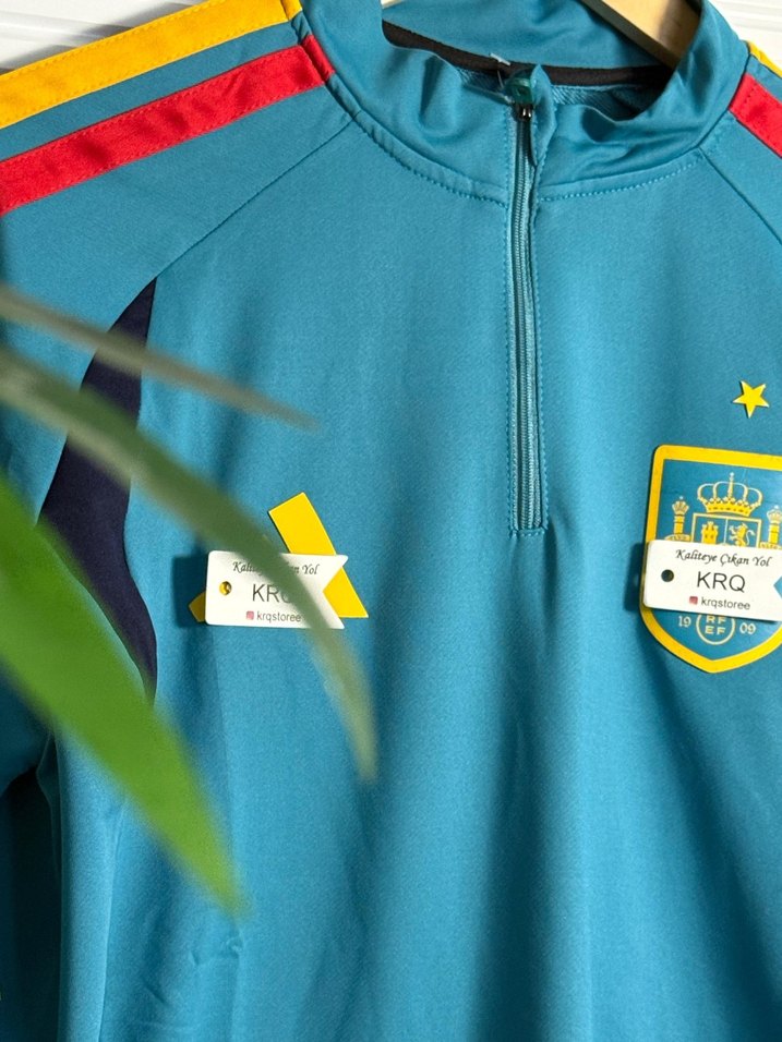 Erkek Mavi Spor Sweatshirt Velcro Detaylı - Görsel 2