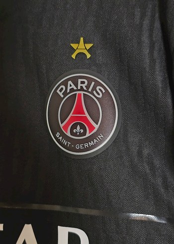 Siyah PSG Erkek Kısa Kollu Forma - Görsel 4