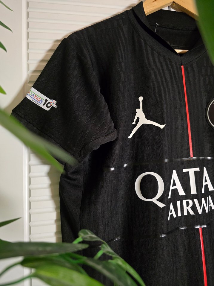 Siyah PSG Erkek Kısa Kollu Forma - Görsel 2