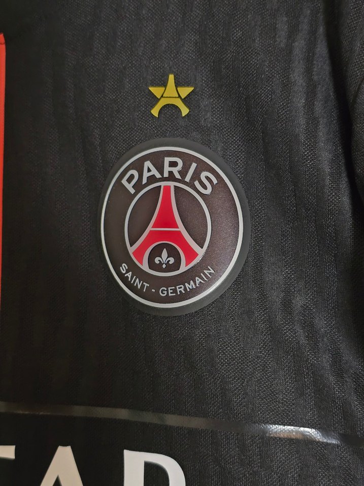 Siyah PSG Erkek Kısa Kollu Forma - Görsel 4