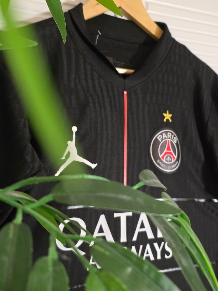 Siyah PSG Erkek Kısa Kollu Forma - Görsel 5