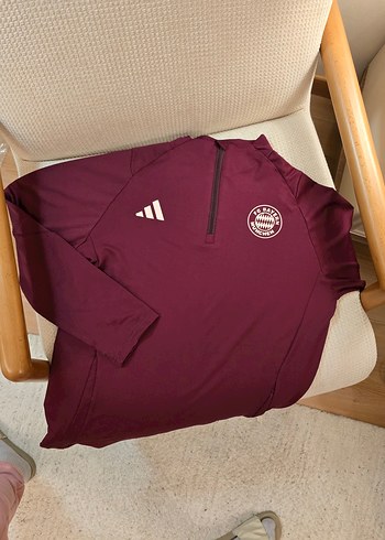 Bordo Fermuarlı Erkek Spor Sweatshirt - Görsel 2