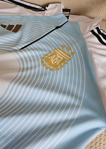 Erkek Mavi Beyaz Kısa Kollu Futbol Forması - Görsel 5