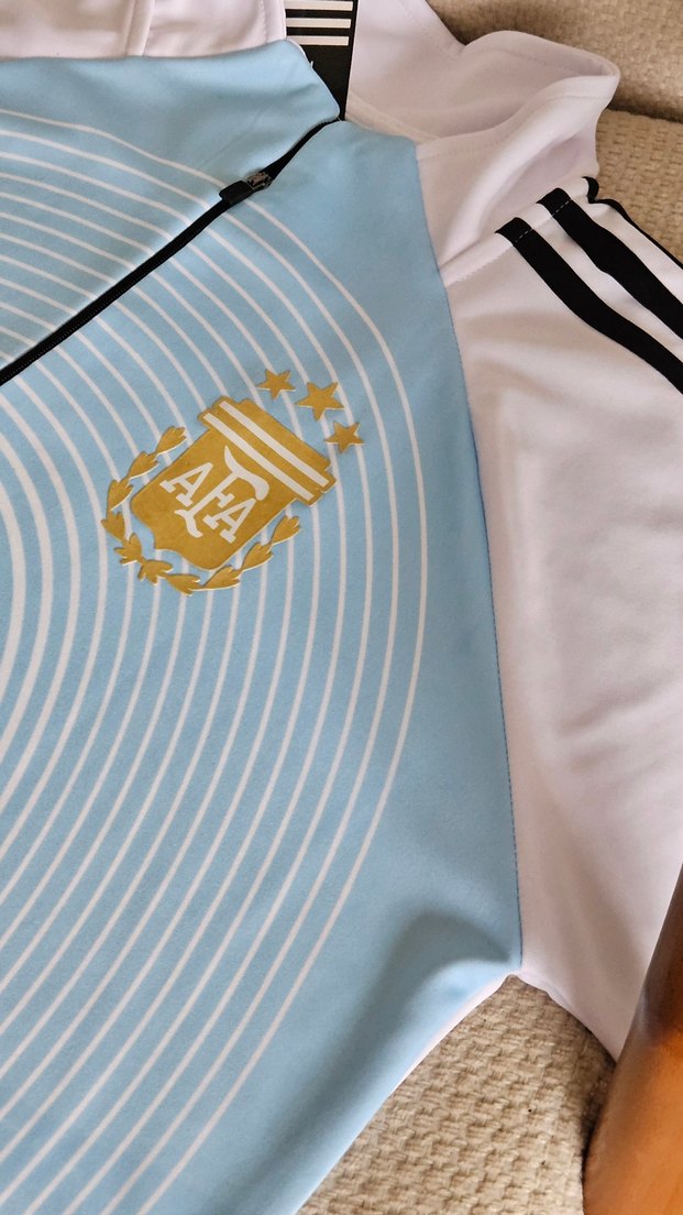 Erkek Mavi Beyaz Kısa Kollu Futbol Forması - Görsel 2