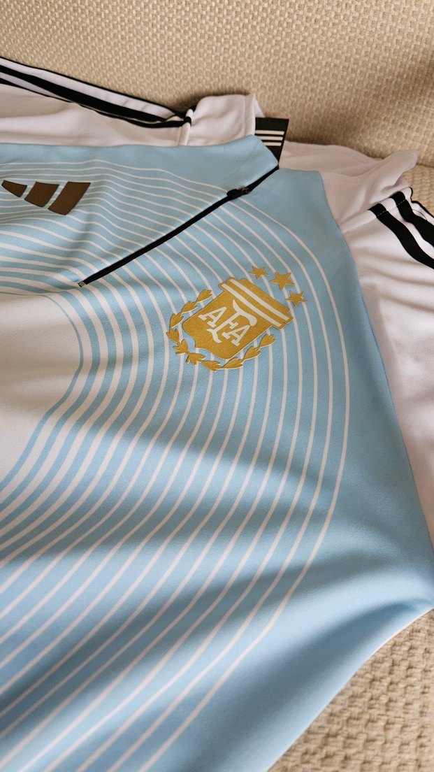 Erkek Mavi Beyaz Kısa Kollu Futbol Forması - Görsel 5