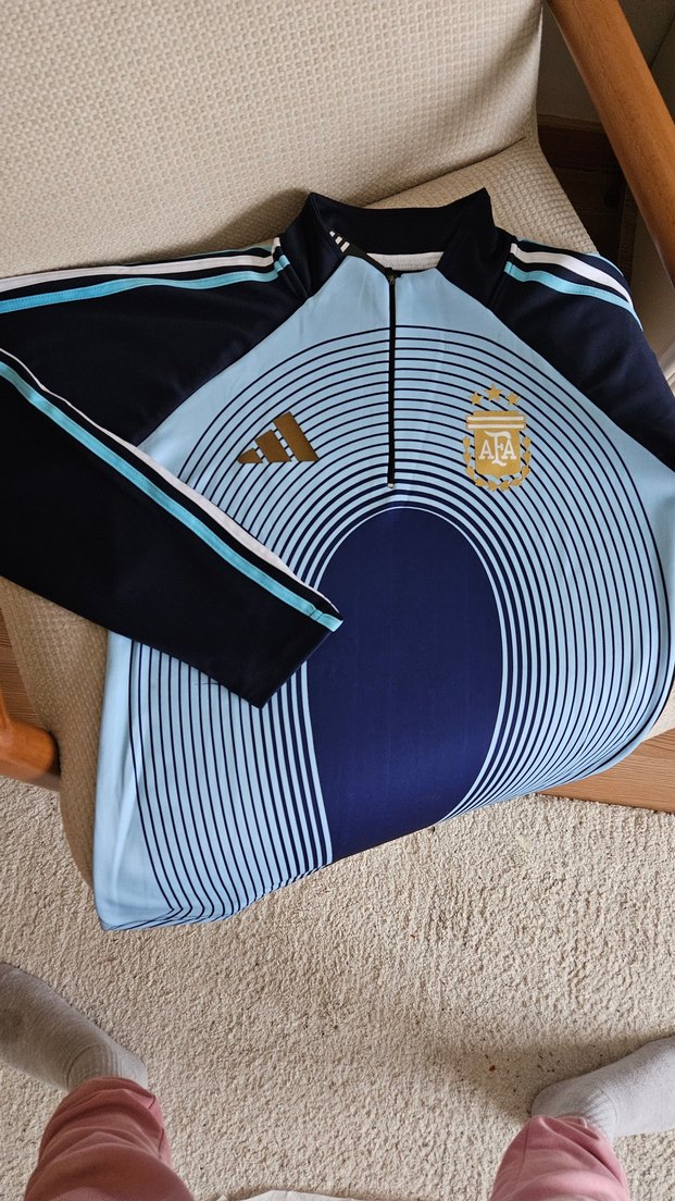 Erkek Lacivert Baskılı Fermuarlı Spor Tişört - Görsel 3