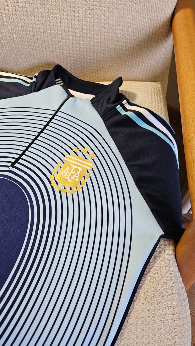 Erkek Lacivert Baskılı Fermuarlı Spor Tişört - Görsel 2