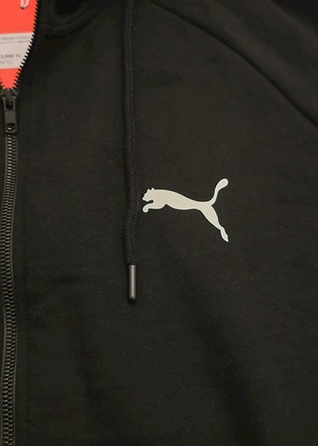 Erkek Siyah Spor Sweatshirt - Görsel 2