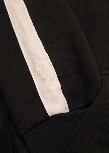 Erkek Siyah Spor Sweatshirt - Görsel 4