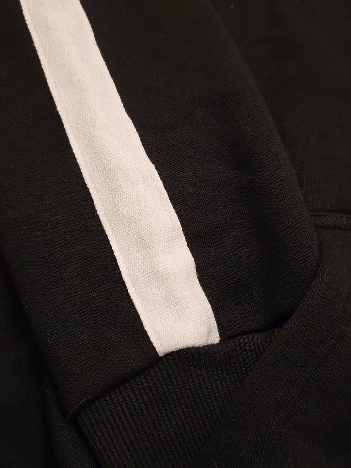 Erkek Siyah Spor Sweatshirt - Görsel 4