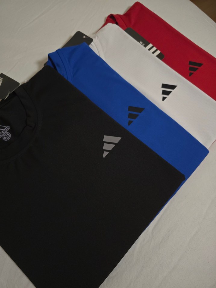 Kırmızı Adidas Erkek Kısa Kollu Tişört - Görsel 4