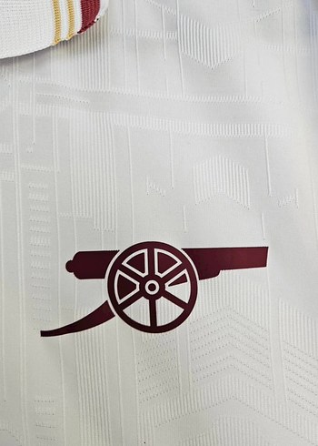 Erkek Beyaz V Yaka Kısa Kollu Jersey - Görsel 2