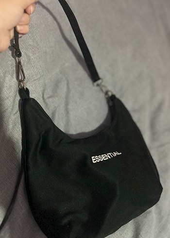 Diğer Siyah Baskılı Kadın Omuz Çantası ESSENTIAL