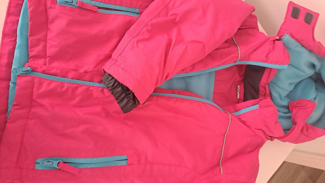 Renkli Pembe cocuk yagmurluk - Görsel 4