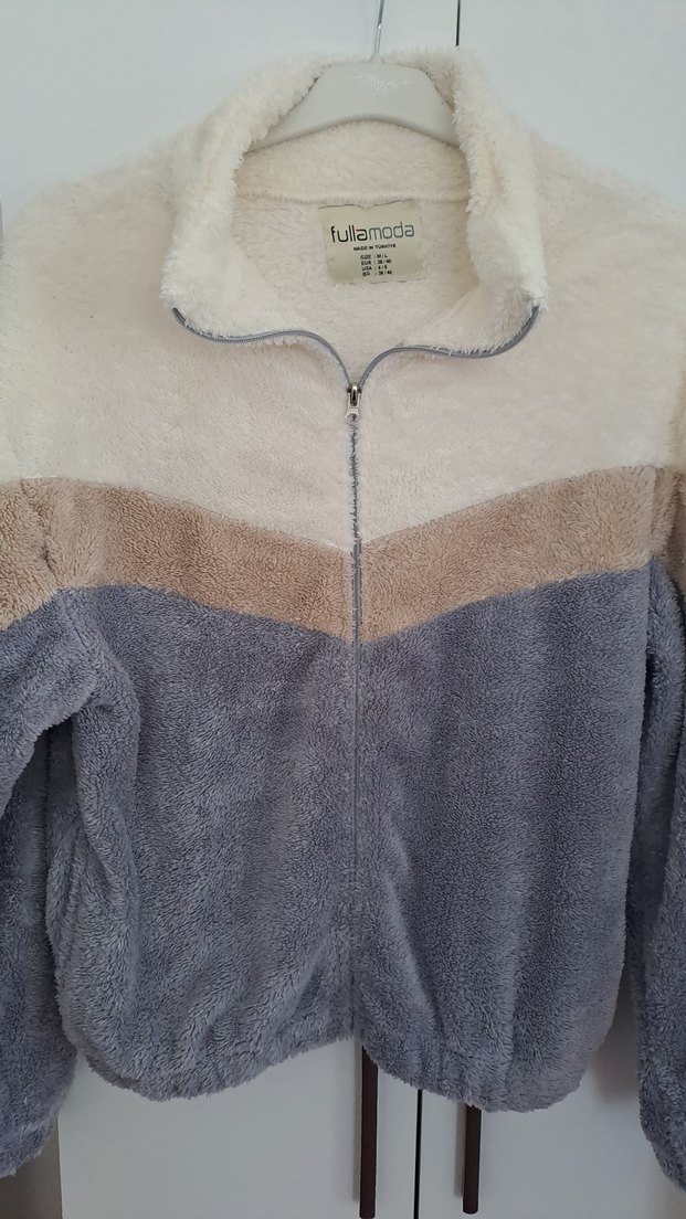 Fullamoda yumuşak fermuarlı sweat - Görsel 2