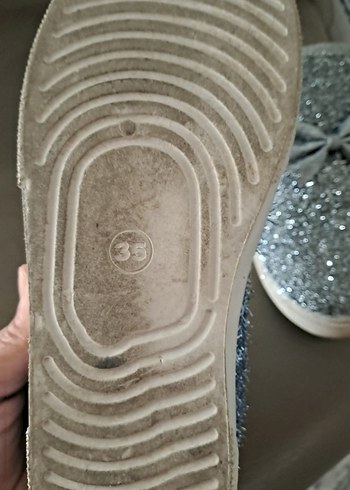 Kız Çocuk Gri Fiyonk Detaylı Loafer - Görsel 4