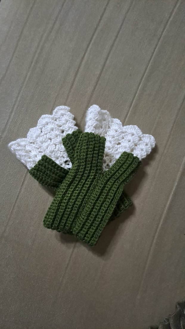 Bohem Tarzı Örgü Kadın Eldivenleri - Görsel 2