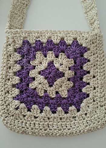 Bohem Örgü Kadın Çanta - Görsel 2