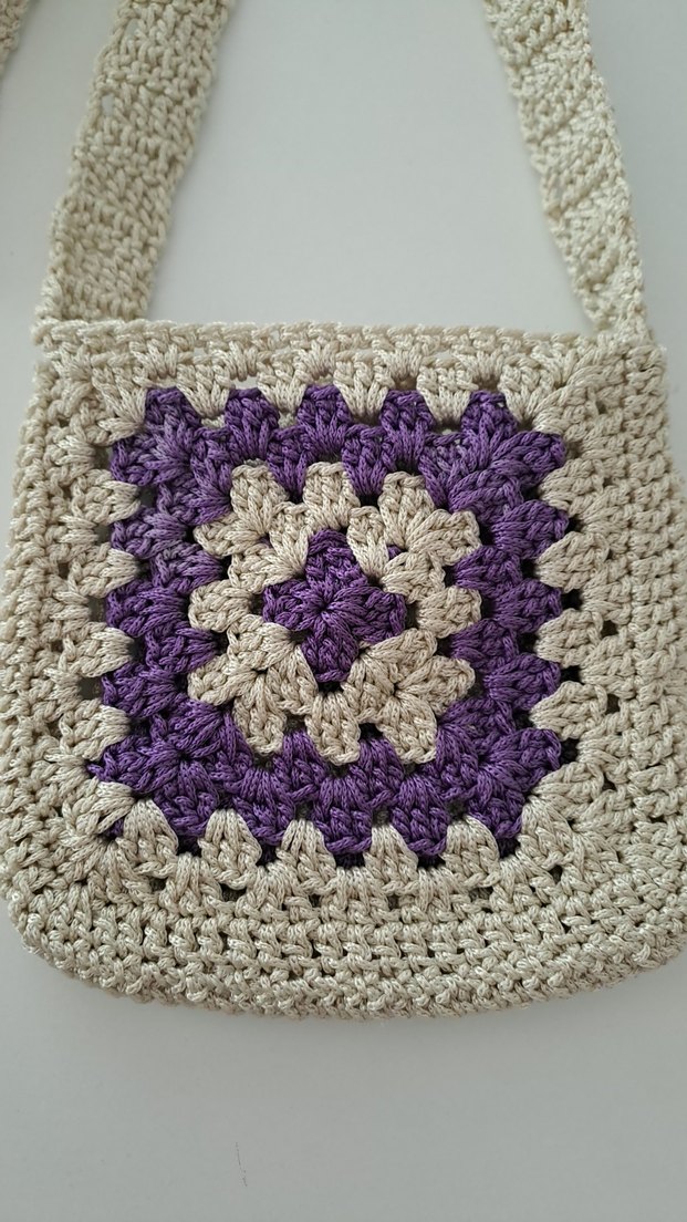 Bohem Örgü Kadın Çanta - Görsel 2