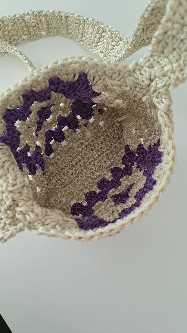 Bohem Örgü Kadın Çanta - Görsel 3