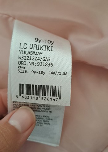 Kız Çocuk Pembe Peluş Detaylı Yelek - Görsel 6