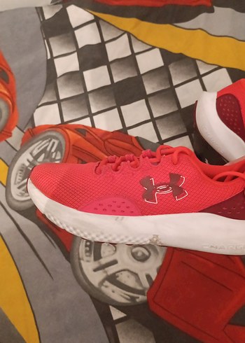 kırmızı erkek koşu ve günlük kullanım ayakkabisi - Görsel 2