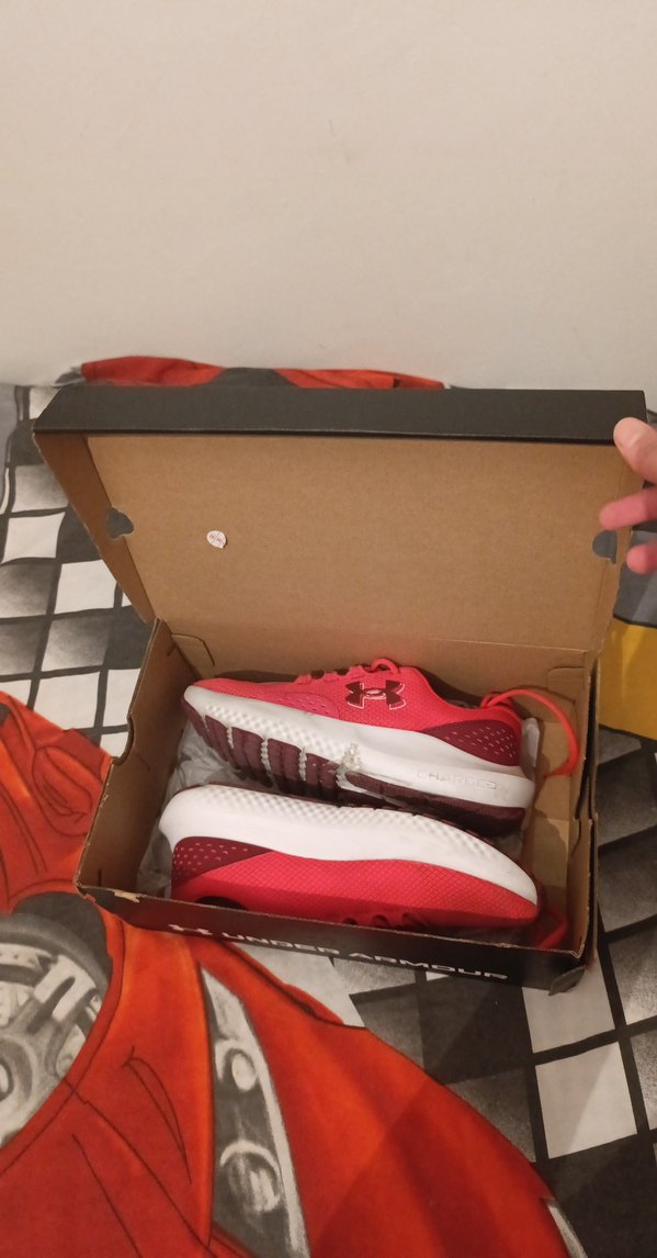 kırmızı erkek koşu ve günlük kullanım ayakkabisi - Görsel 5