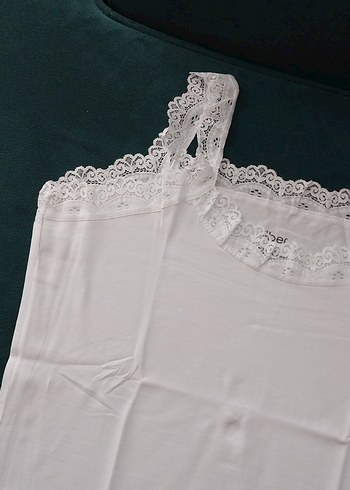 Beyaz Daria  Kadın Atlet 5 adet - Görsel 8