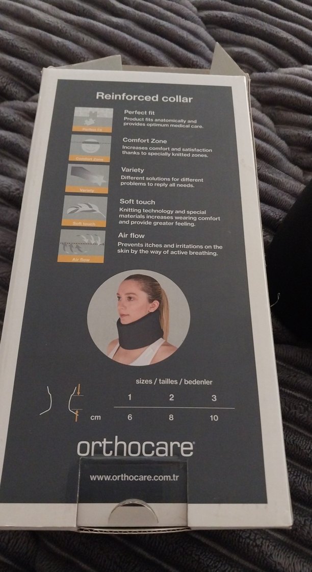 siyah destekli boyunluk - Görsel 3