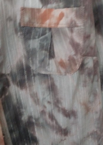 Uzun Kollu Batik Desenli Bohem Gömlek - Görsel 5