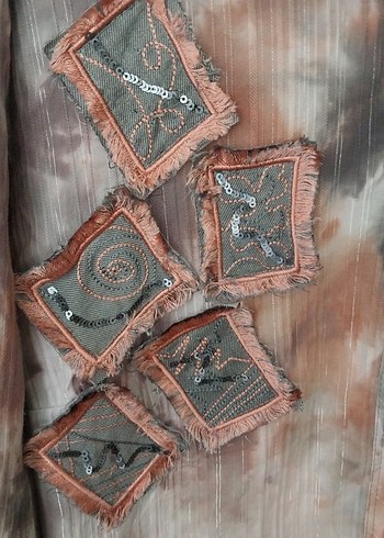 Uzun Kollu Batik Desenli Bohem Gömlek - Görsel 3