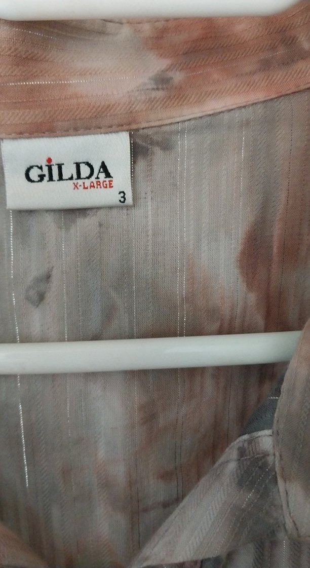 Uzun Kollu Batik Desenli Bohem Gömlek - Görsel 4