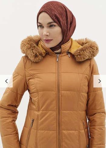 Kürklü  Kadın Uzun Kışlık Mont yeni 2 ve 3 kere giyildi - Görsel 7