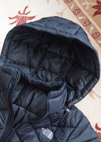 Siyah Uzun Kadın Kışlık Mont - Görsel 5