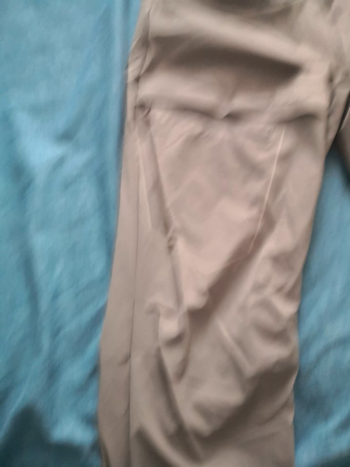 Bej  erkek Kemerli Kumaş Pantolon - Görsel 5