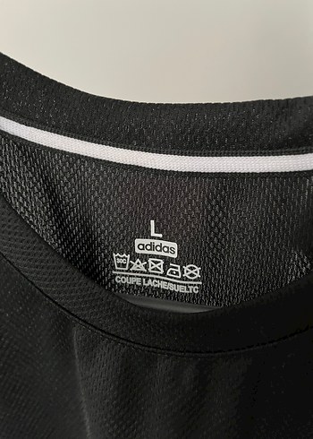 Adidas Siyah Kısa Kollu Erkek Spor Tişörtü - Görsel 3