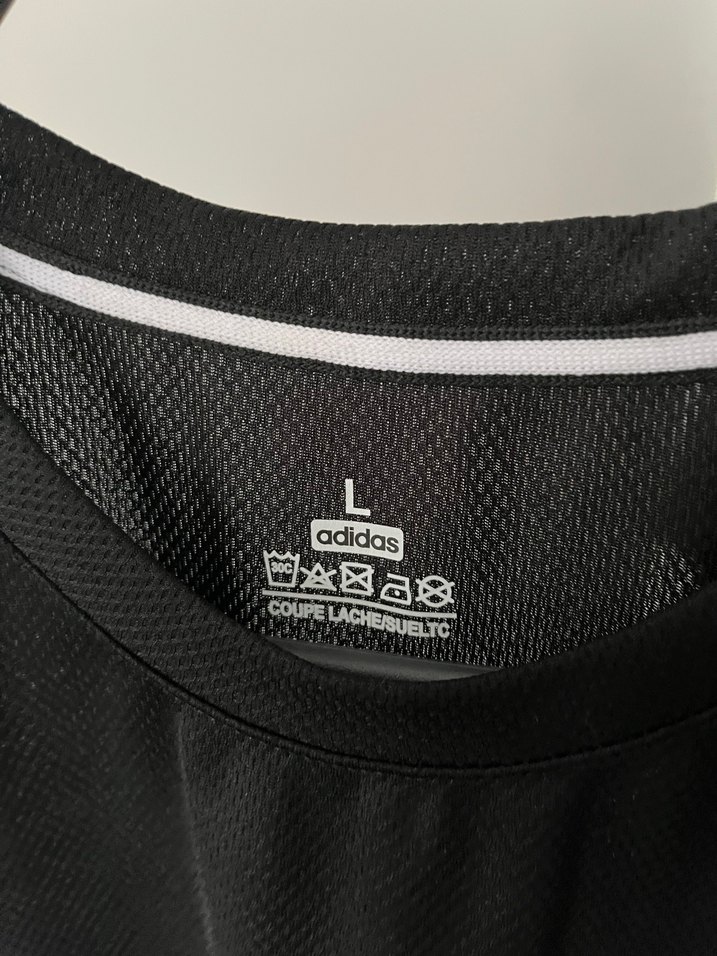 Adidas Siyah Kısa Kollu Erkek Spor Tişörtü - Görsel 3