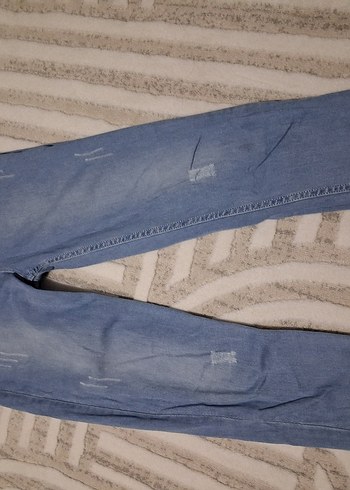 mavi kot pantolon yeni çok az giyildi