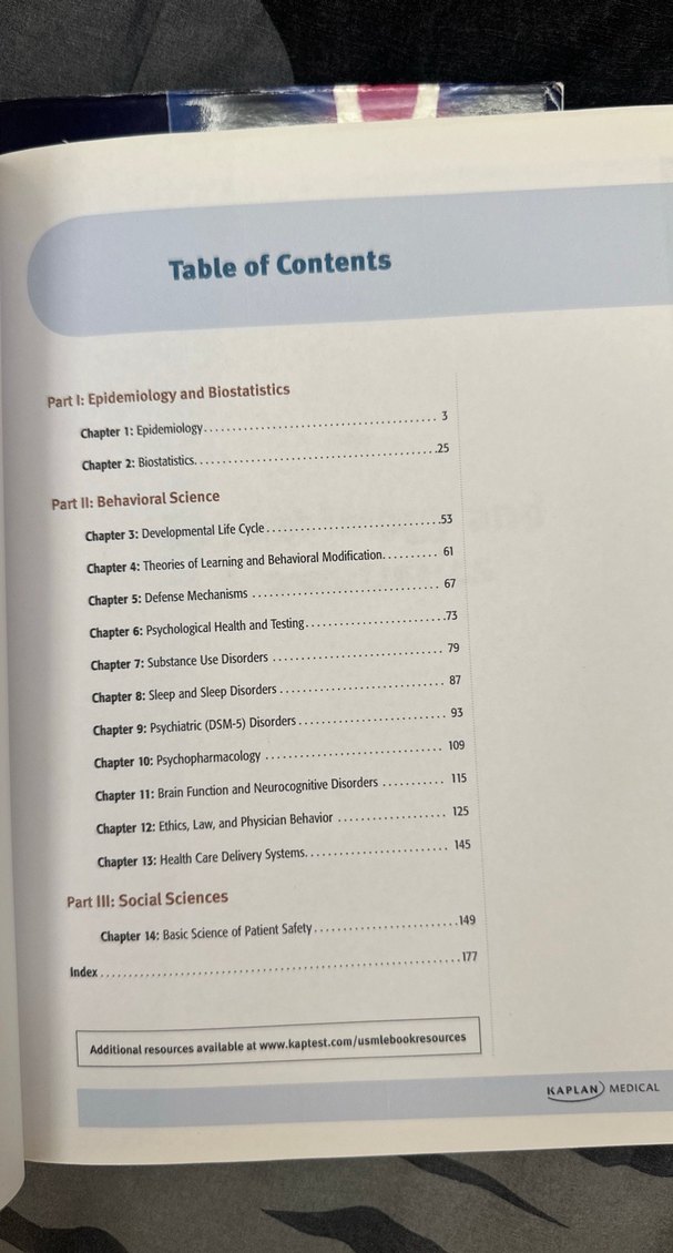 Kaplan USMLE Step 1 2018 Davranış Bilimleri Ders Notları - Görsel 2