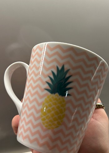 Lc Waikiki Home Ananas Desenli Pembe Seramik Kupa